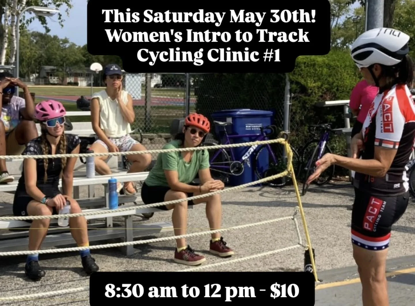 Are you interested in track cycling or racing, but not sure where to start? Consider attending our popular annual Women&rsquo;s Introduction to Track Cycling Clinic, this Saturday May 30th. This clinic will introduce the track bicycle, velodrome basi