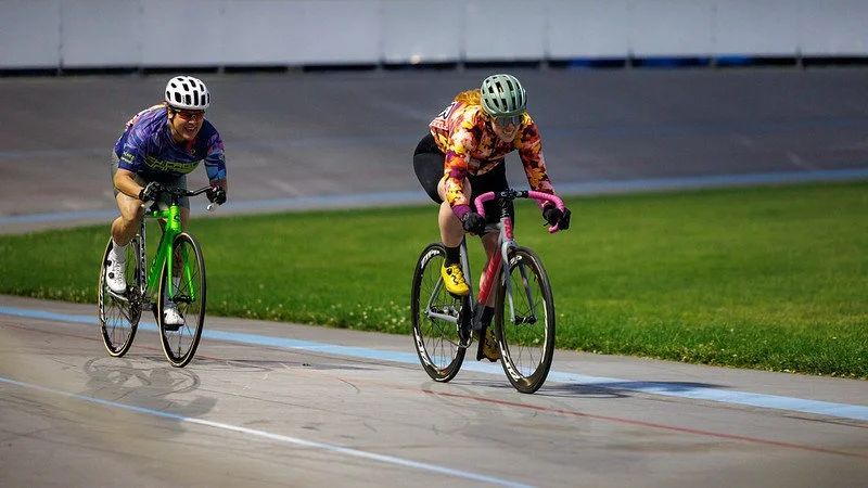 WOMEN'S NIGHT IS BACK, NORTHBROOK! 🔥

📅 Thursday, July 2nd
📍 Ed Rudolph Velodrome

Lace up, clip in, and bring the speed &mdash; it's the Tremelling/Panveno Kron Memorial Points Race! 🏁 Our women are taking on 18 degrees of banking and racing for