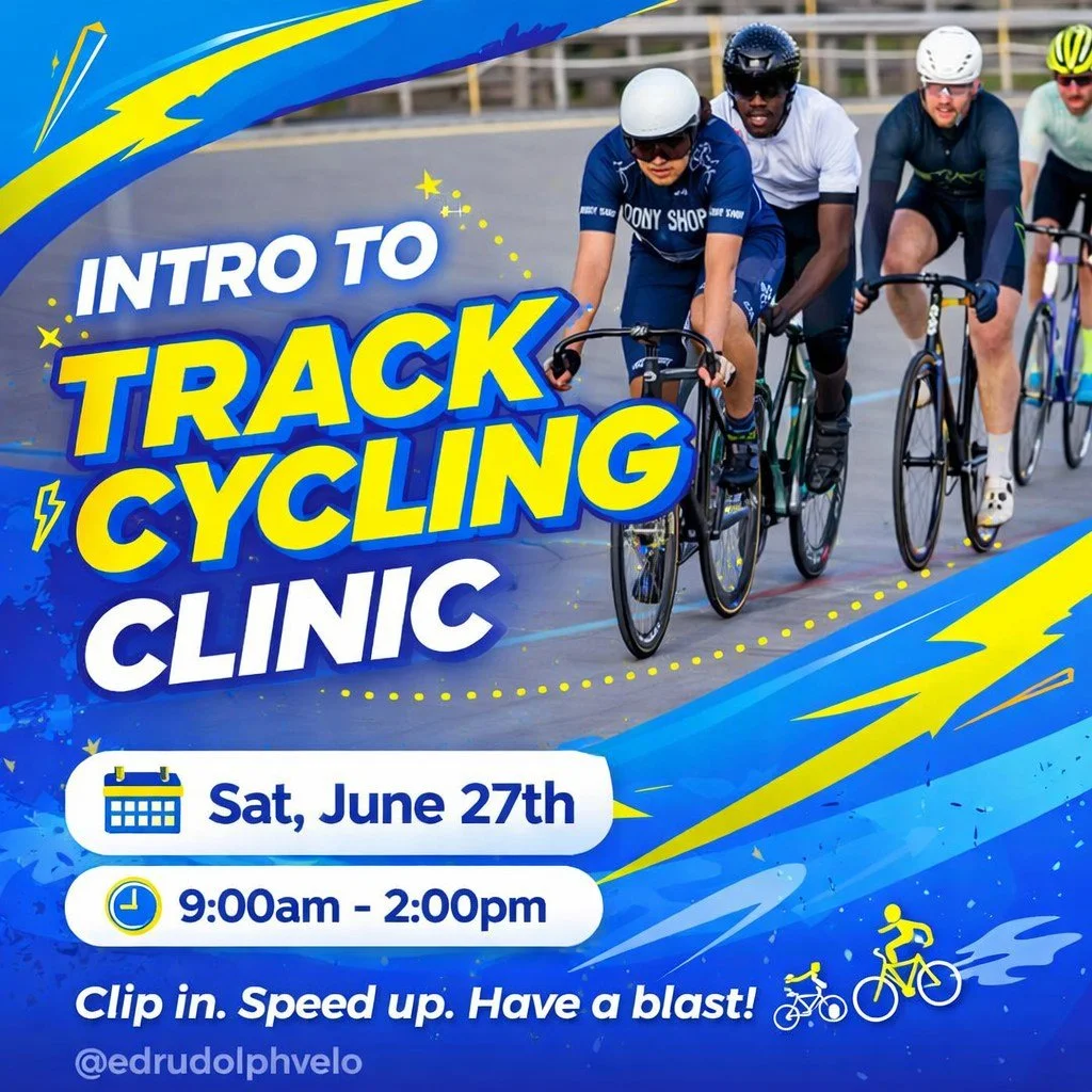 Join us for our Introduction to Track Cycling Clinic at the legendary Ed Rudolph Velodrome! 

📅 Saturday, June 27th
⏰ 8:00 AM &ndash; 11:00 AM
📍 Ed Rudolph Velodrome, Northbrook, IL 

No experience? No problem! 🙌 We've got a strong tradition of be