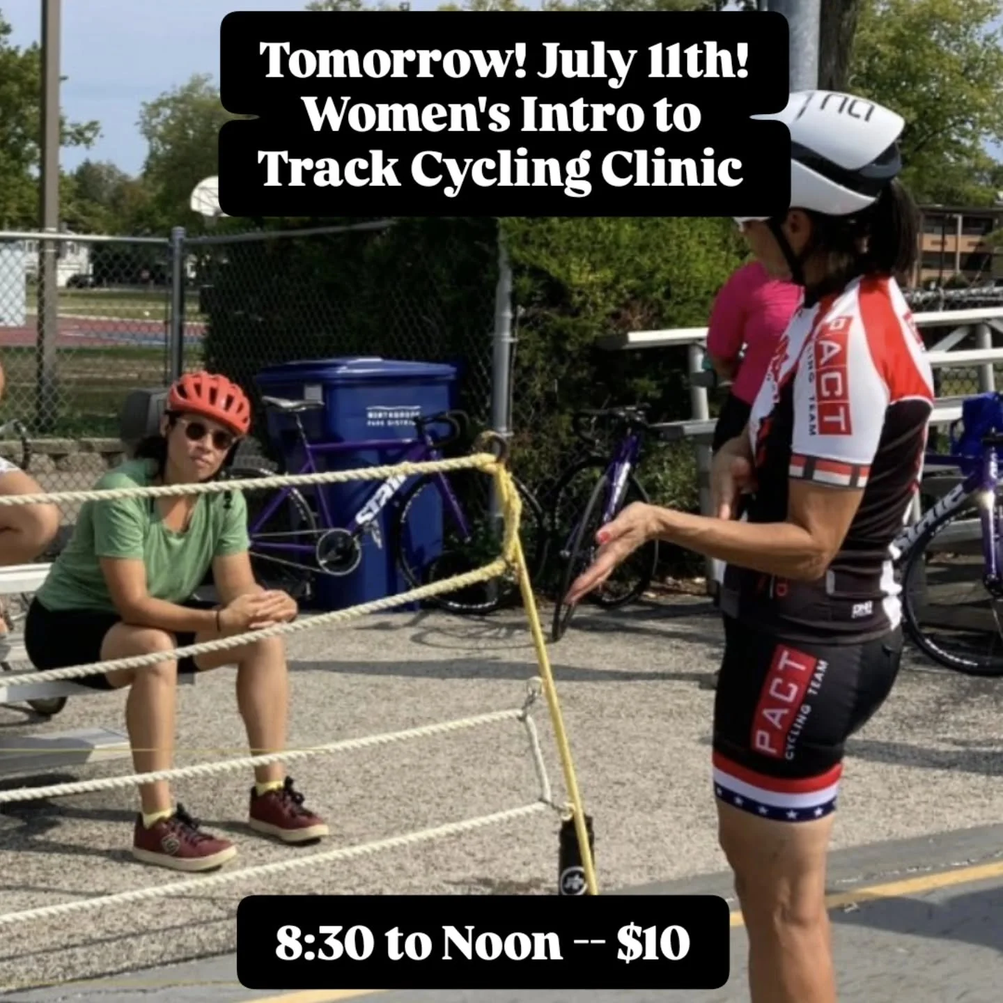 Are you interested in track cycling or racing, but not sure where to start? Consider attending our popular annual Women&rsquo;s Introduction to Track Cycling Clinic, this Saturday July 11th. This clinic will introduce the track bicycle, velodrome bas