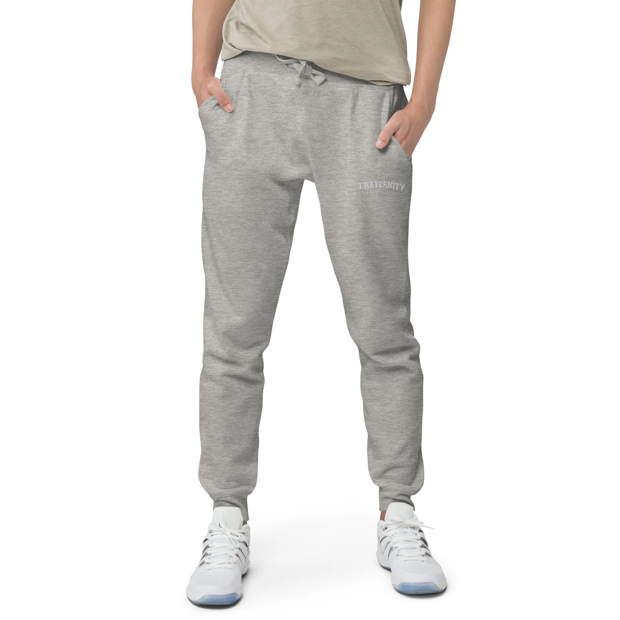 unisex-fleece-sweatpants-carbon-grey-front-657b0ef8b27b6.jpg