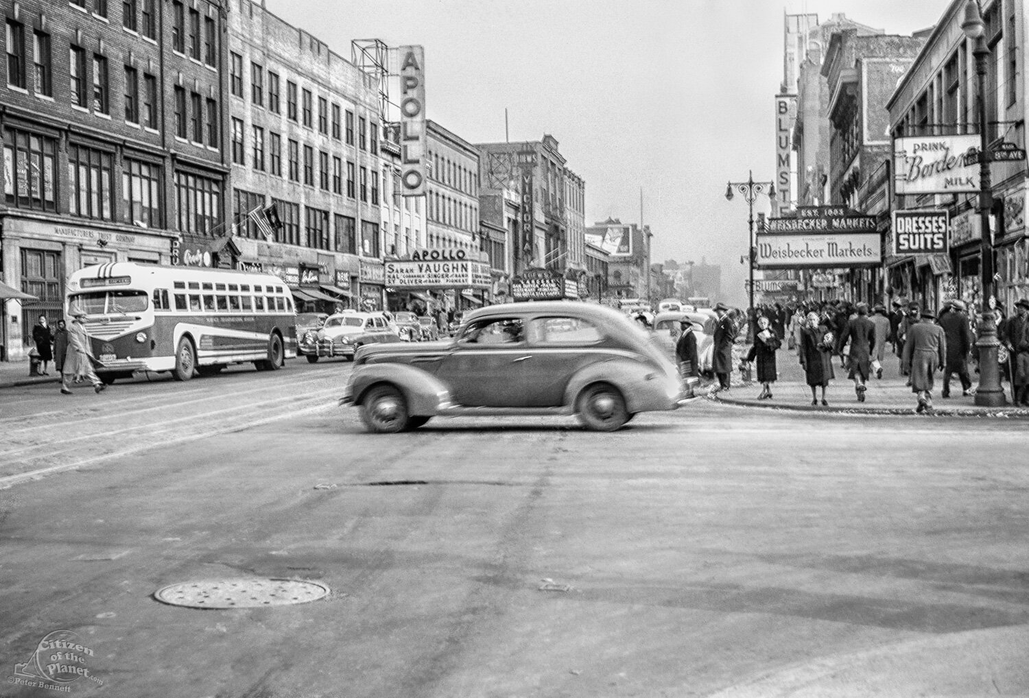 25th Street and 8th Ave, Apollo Theatre, Harlem, 1948