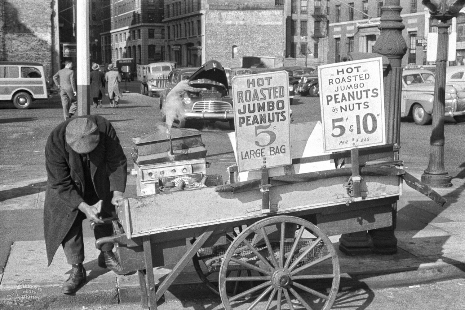 Peanut Vendor, Lower Manhattan, 1947
