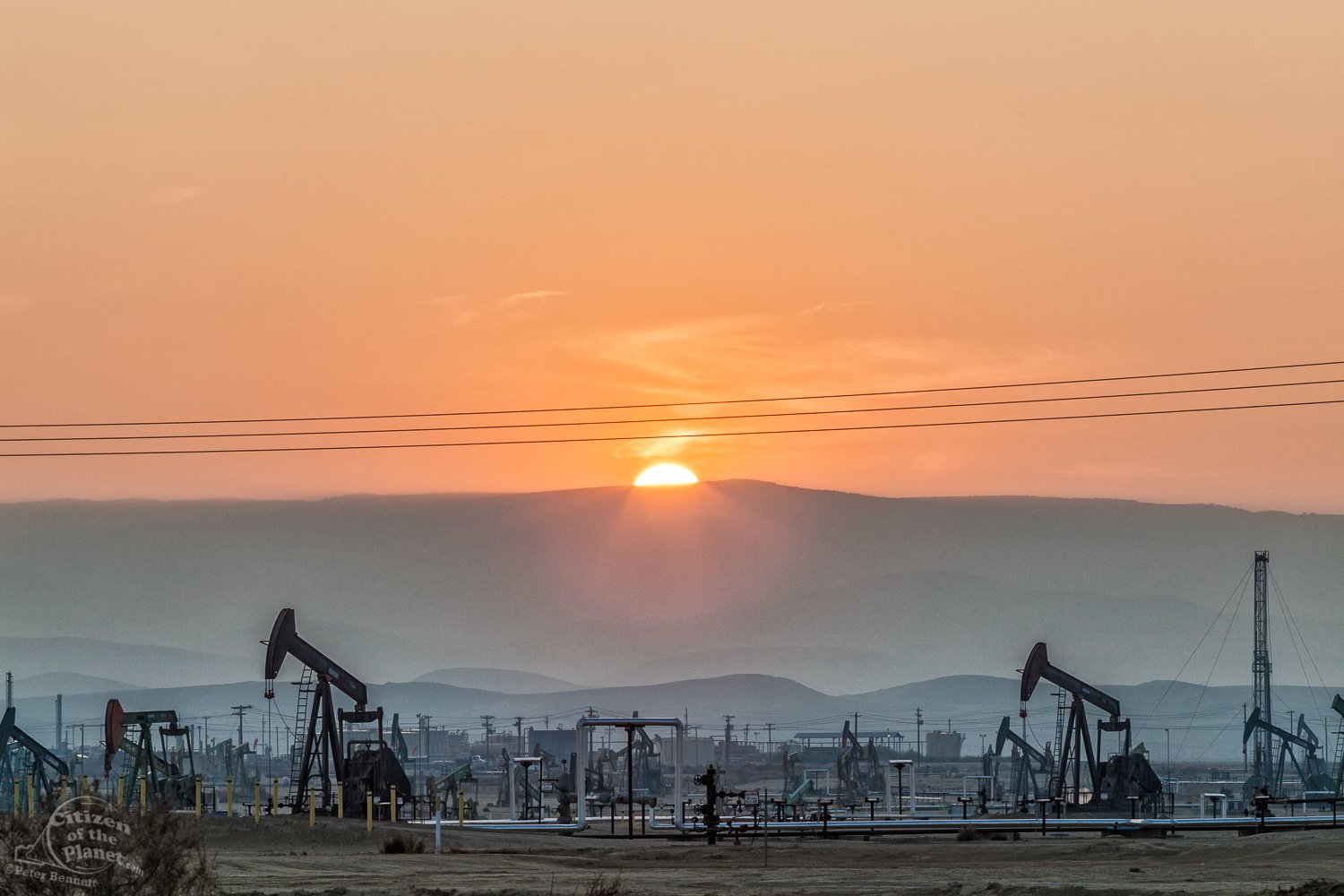  Belridge Oil Field and hydraulic fracking site is the fourth largest oil field in California. 