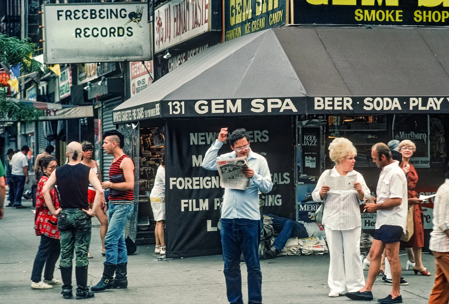NEW YORK'S EAST VILLAGE IN THE 1980s