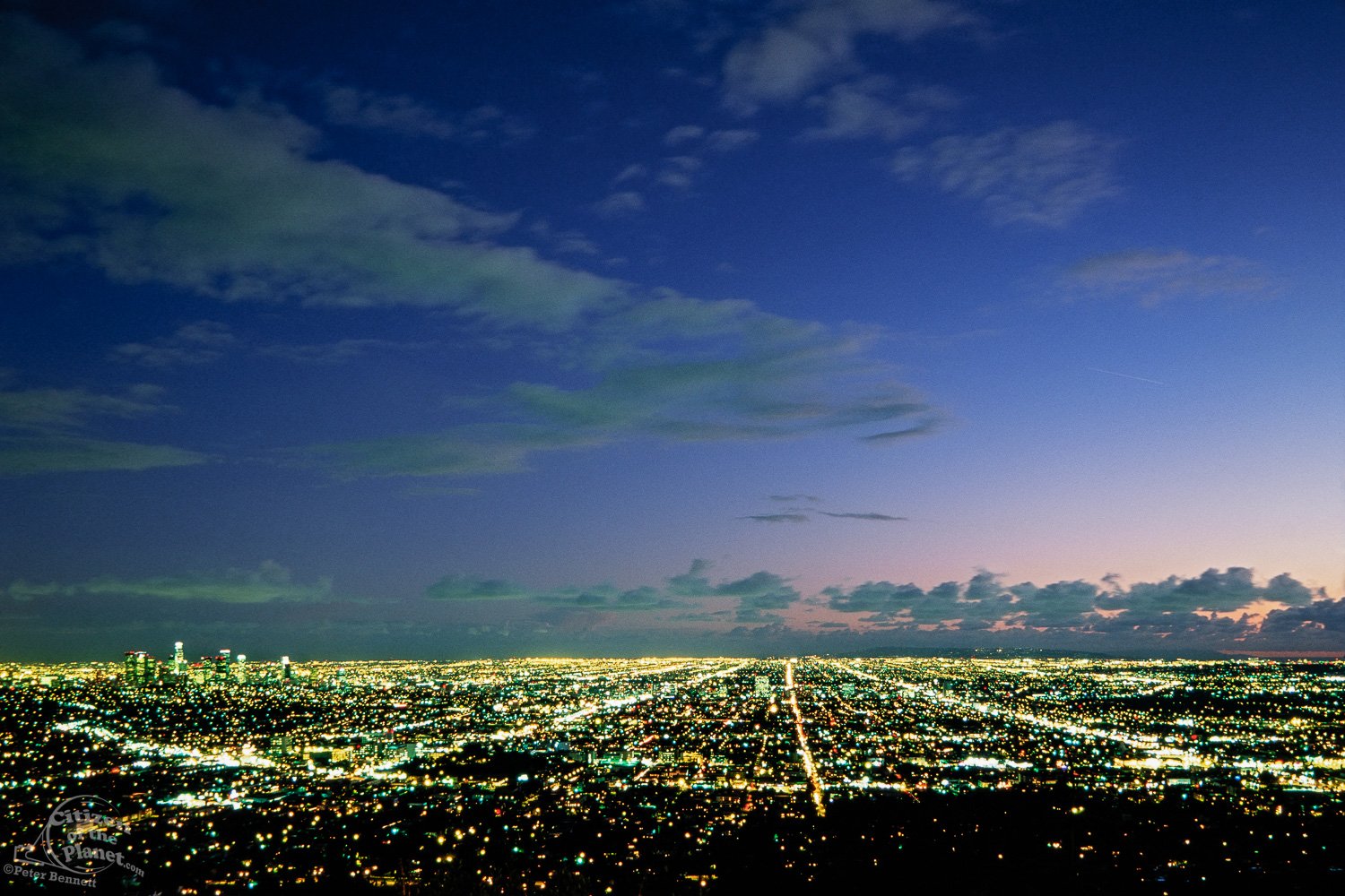 Los Angeles skyline form Griffith Park, 1998