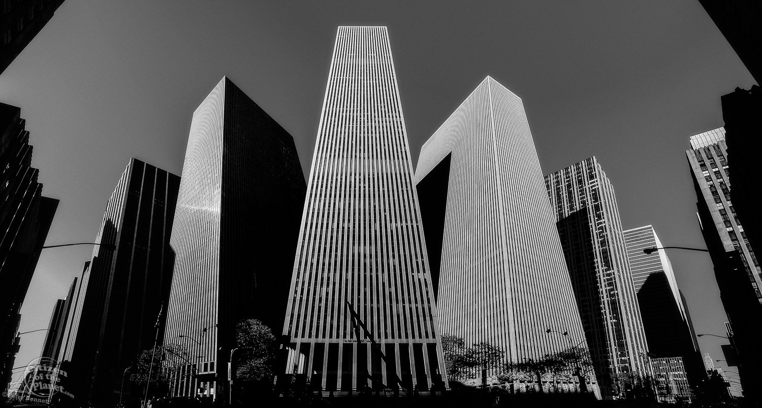 6th Avenue buildings at day, 1992