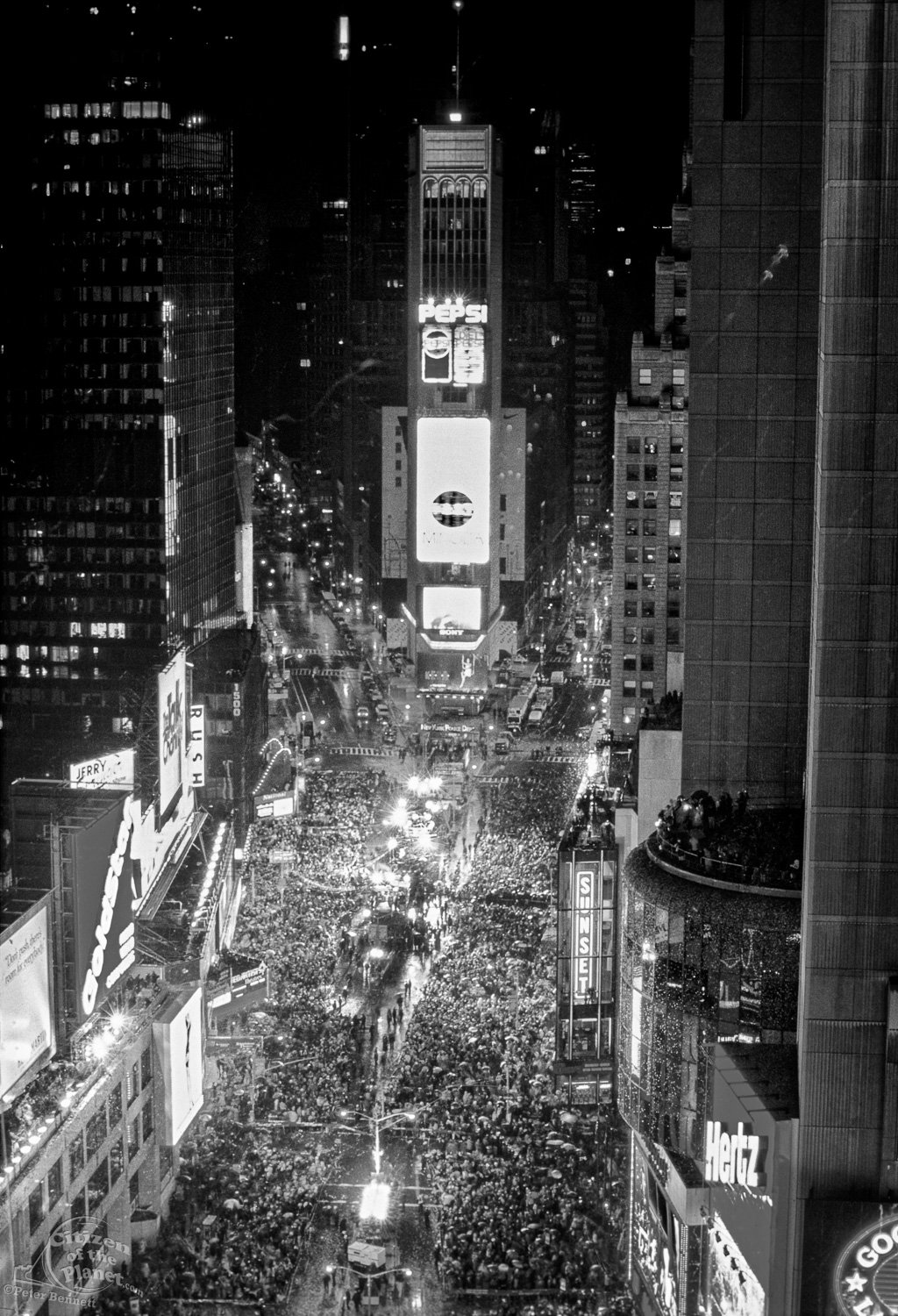 Times Square, New Years Eve, 1993
