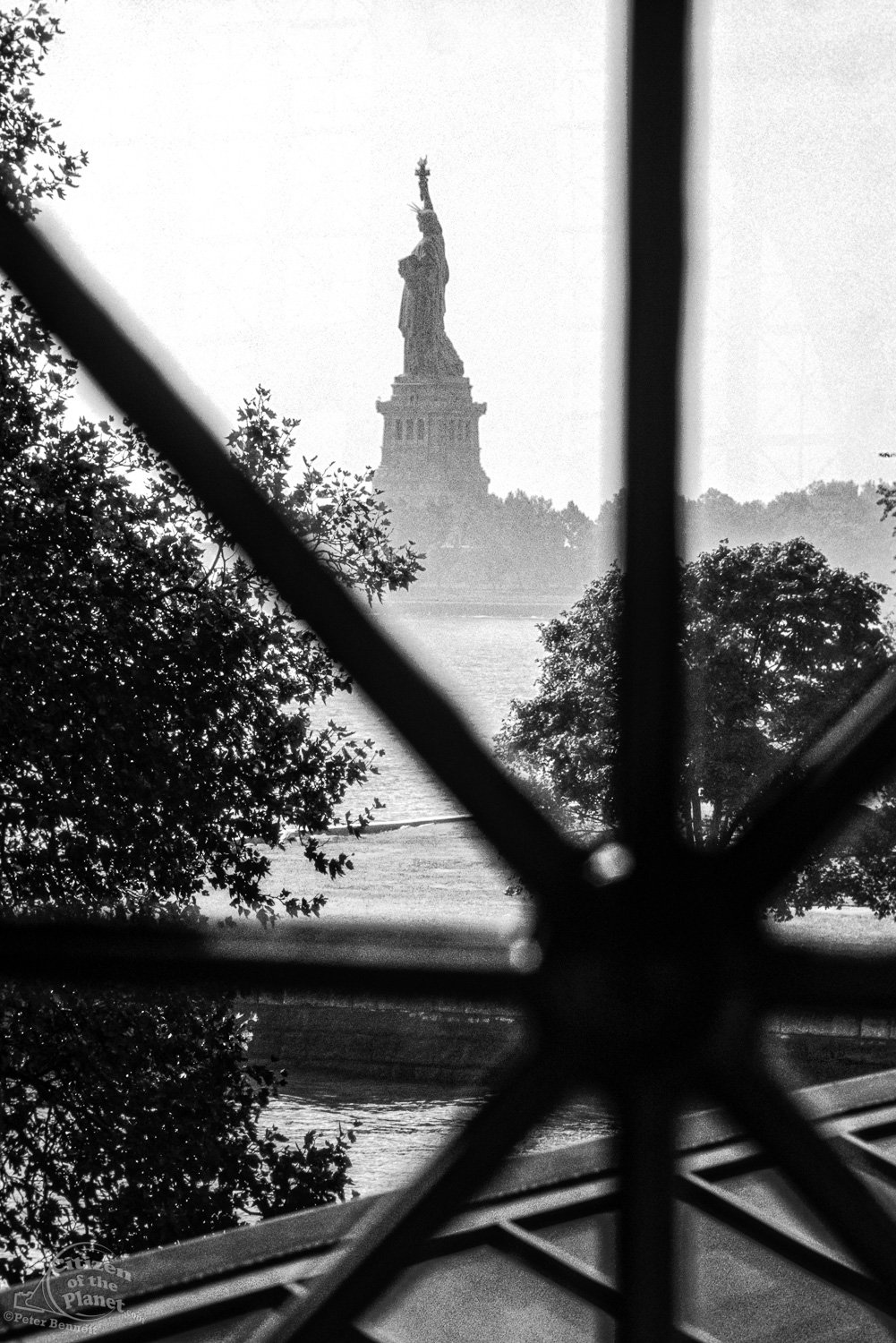 Statue of LIberty from, Ellis Island, 1998