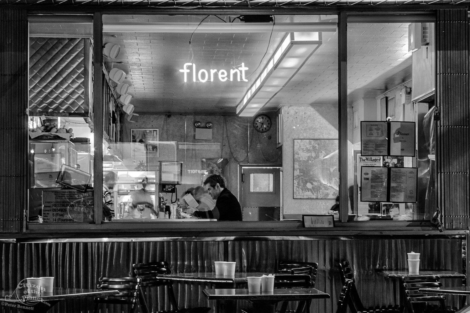 Late night at Florent, 1997
