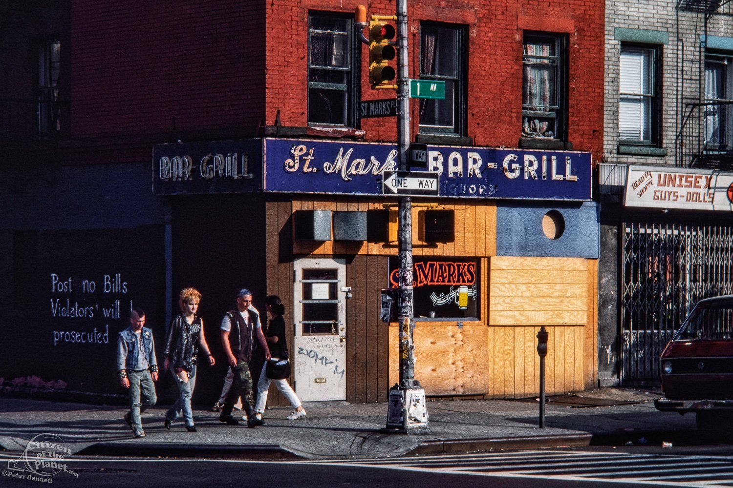  St Marks Bar &amp; Grill, 1st Ave &amp; St Marks Place 