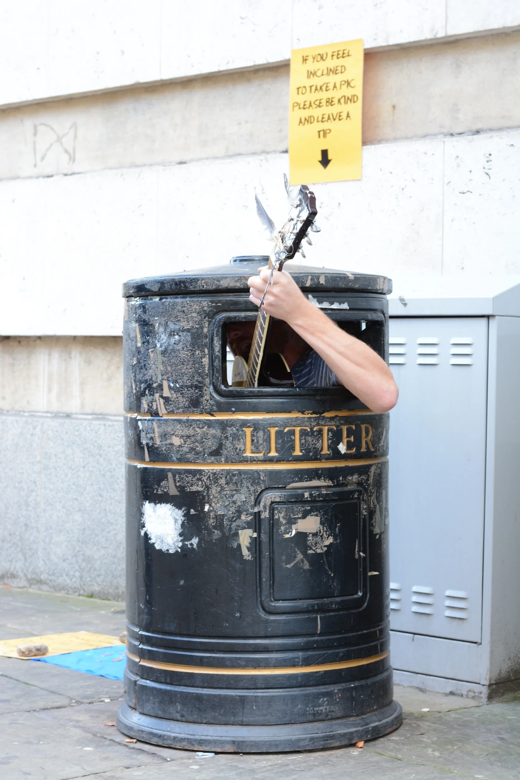 Bin Guitarist. Cambridge.