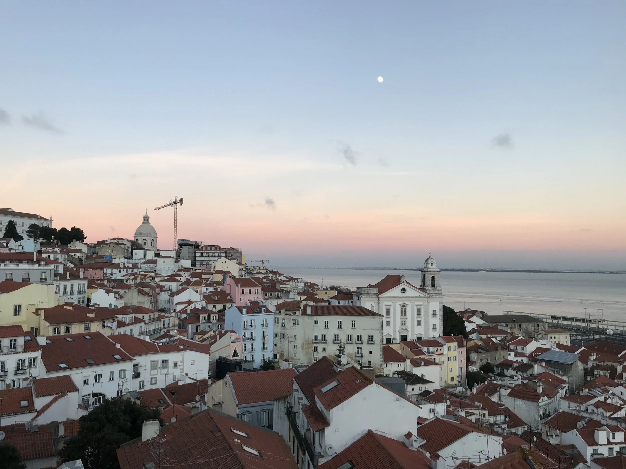 Sunset. Lisbon.