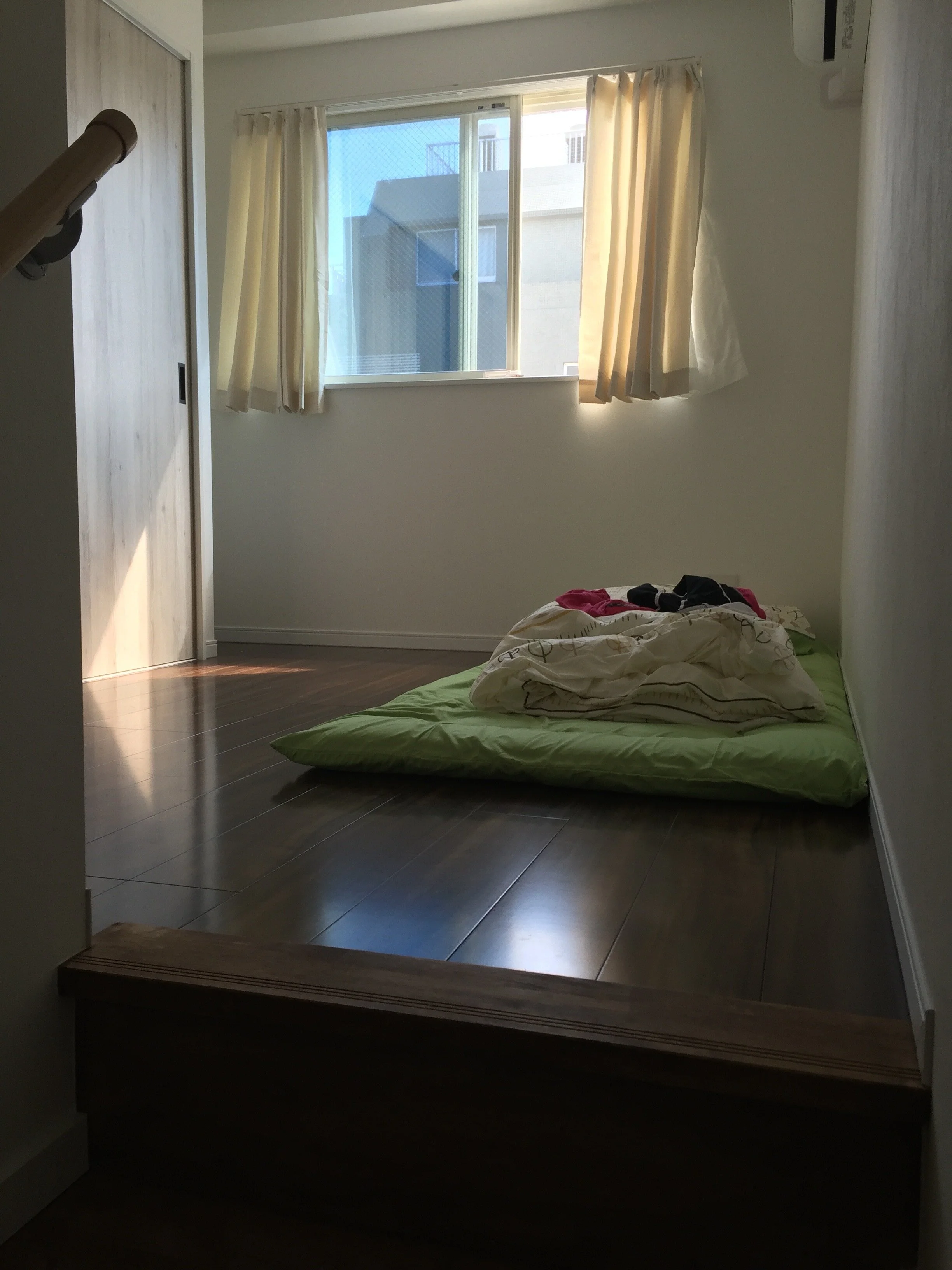  Living room. Only enough for a single bed. 