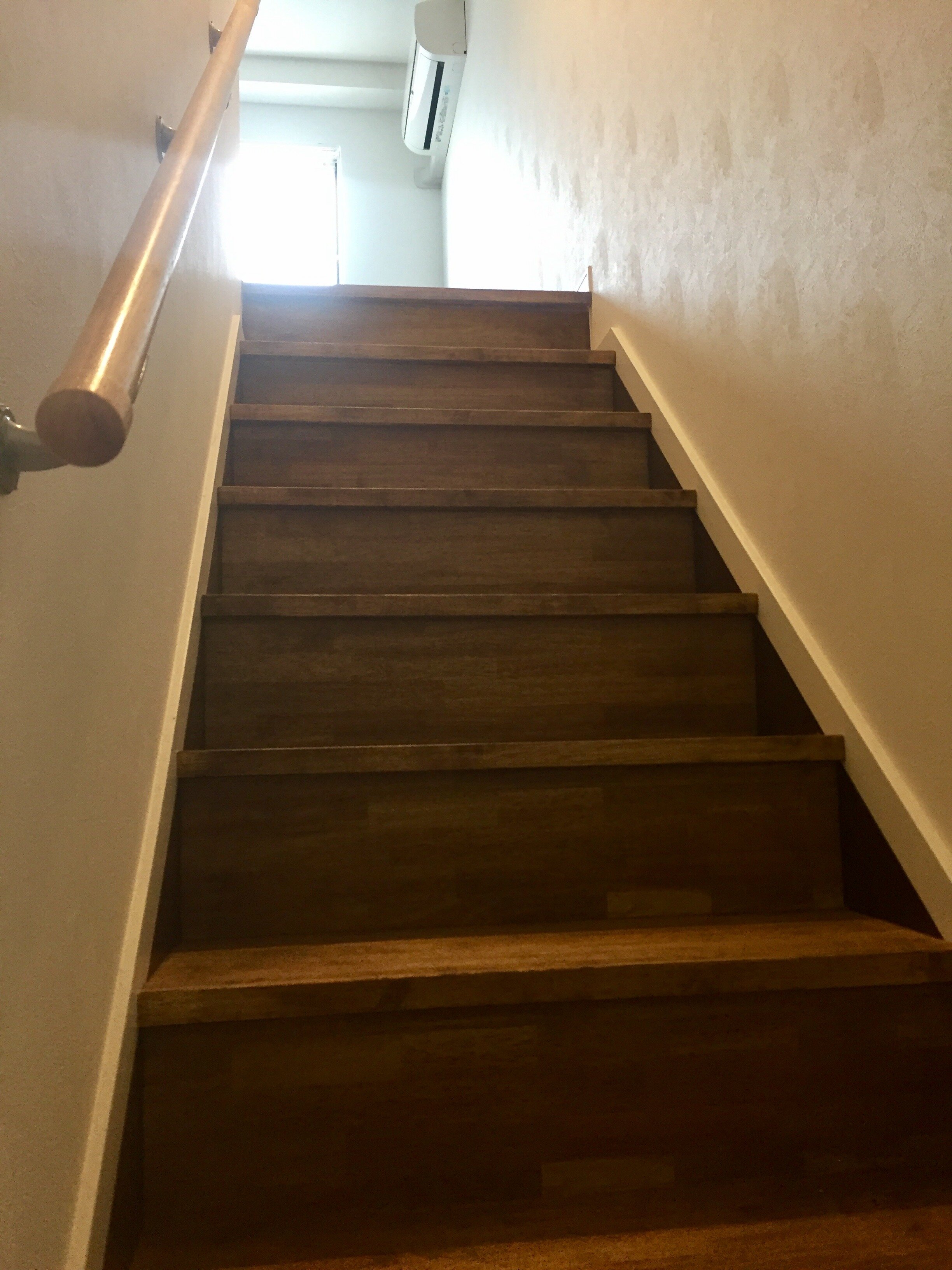  Stairs - a somewhat waste of space, but I appreciated the separation of living and sleeping spaces. 