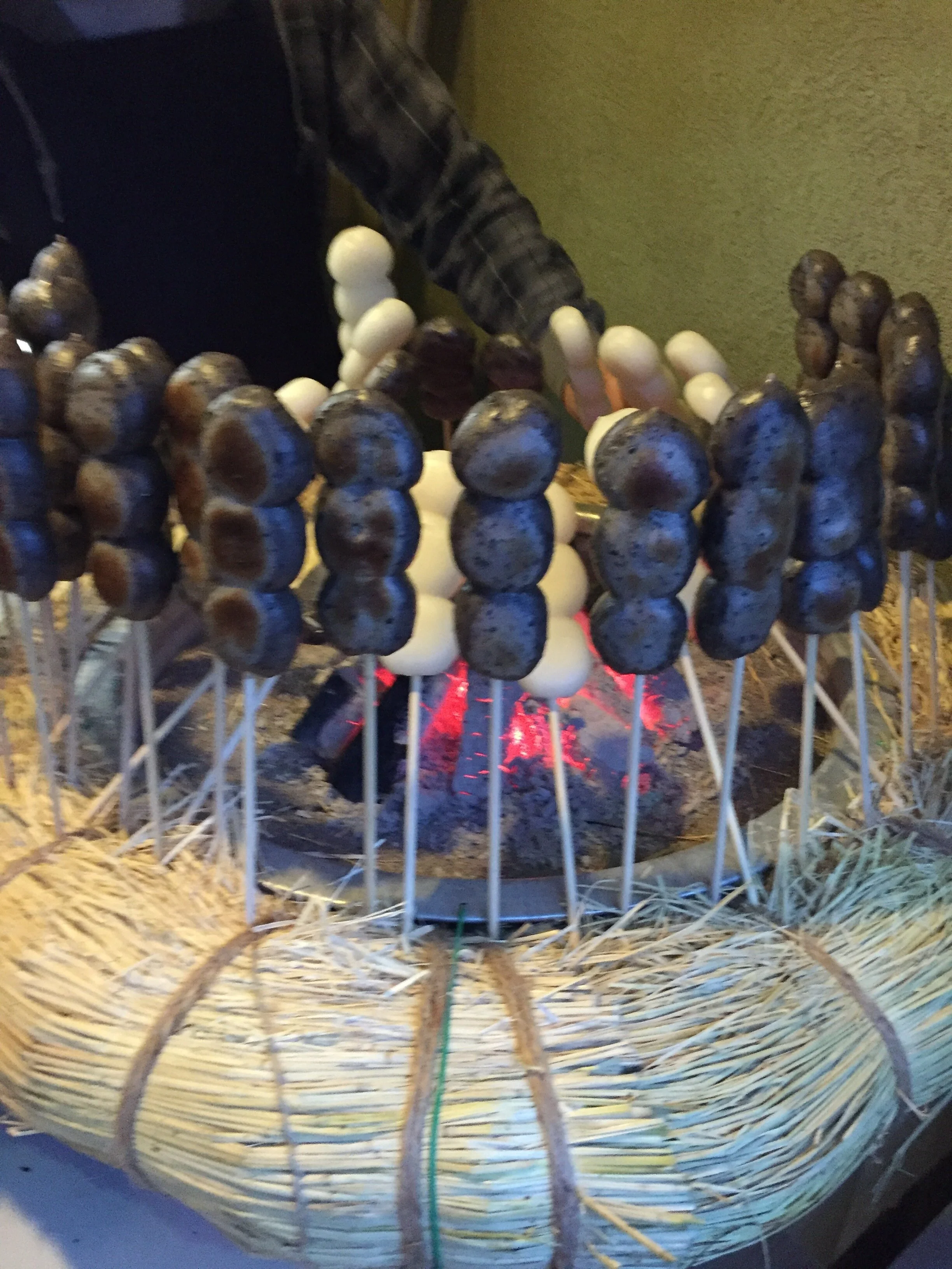  These dango skewers were found in almost all small towns I had been to. They were my indulgence before taking train back to Tokyo. The black one was sesame ( ごま goma) flavoured and you could get them with either miso sauce or soy sauce.  