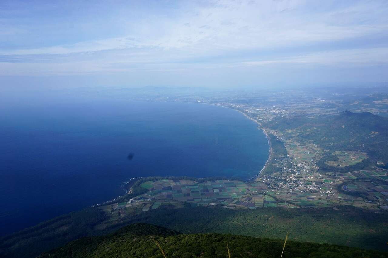  Breathtaking view from top of Mt Kaimondake. 
