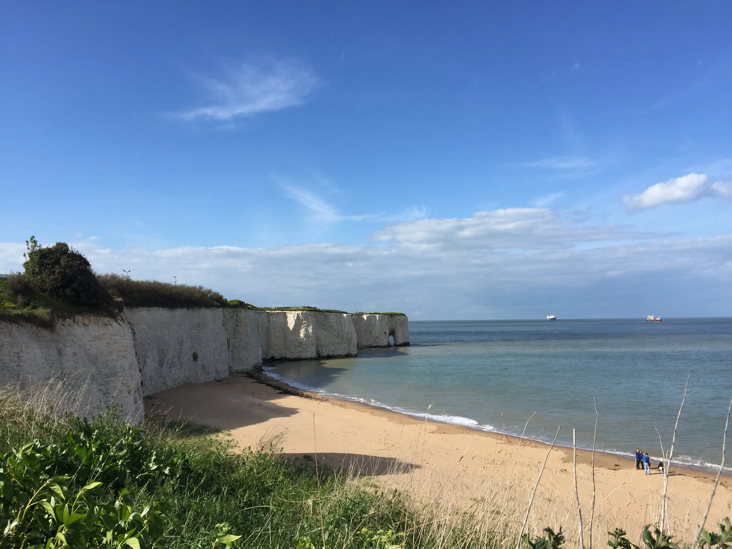  Kingsgate Bay Beach.  Viking Coastal Trail: Ramsgate-Broadstairs-Margate 