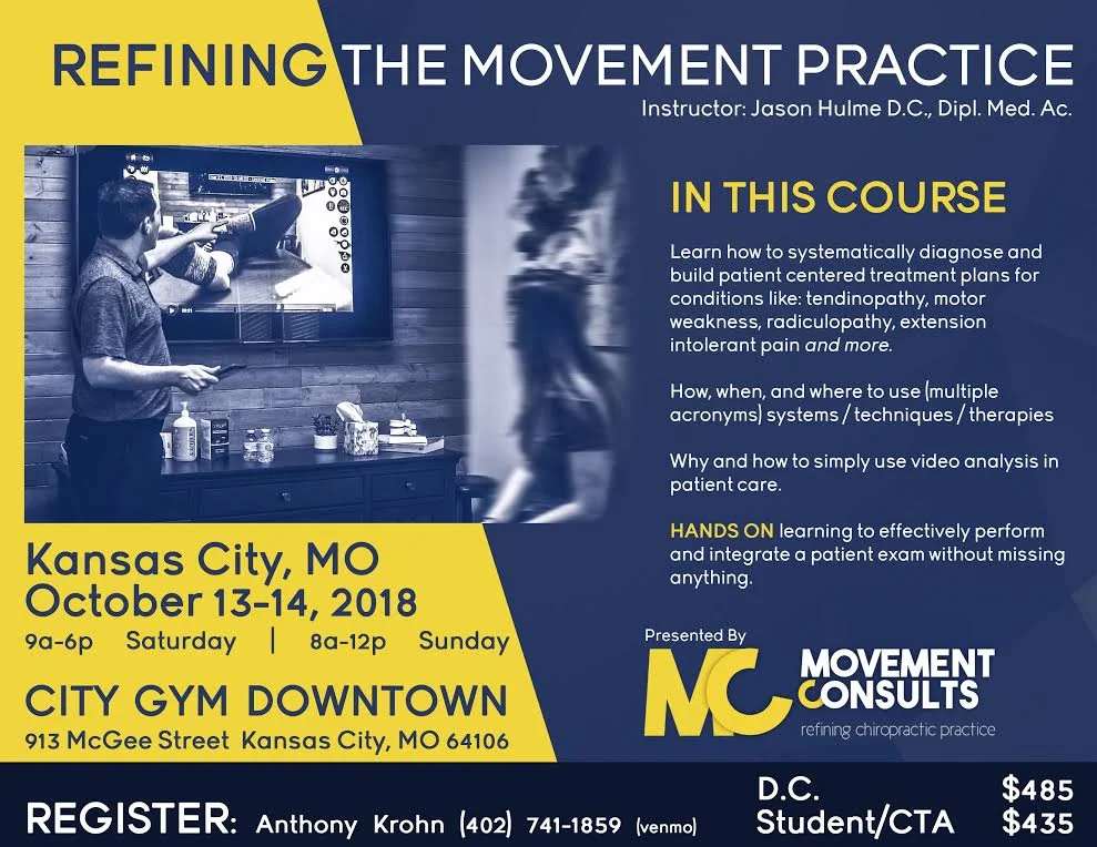 Refining the Movement Practice