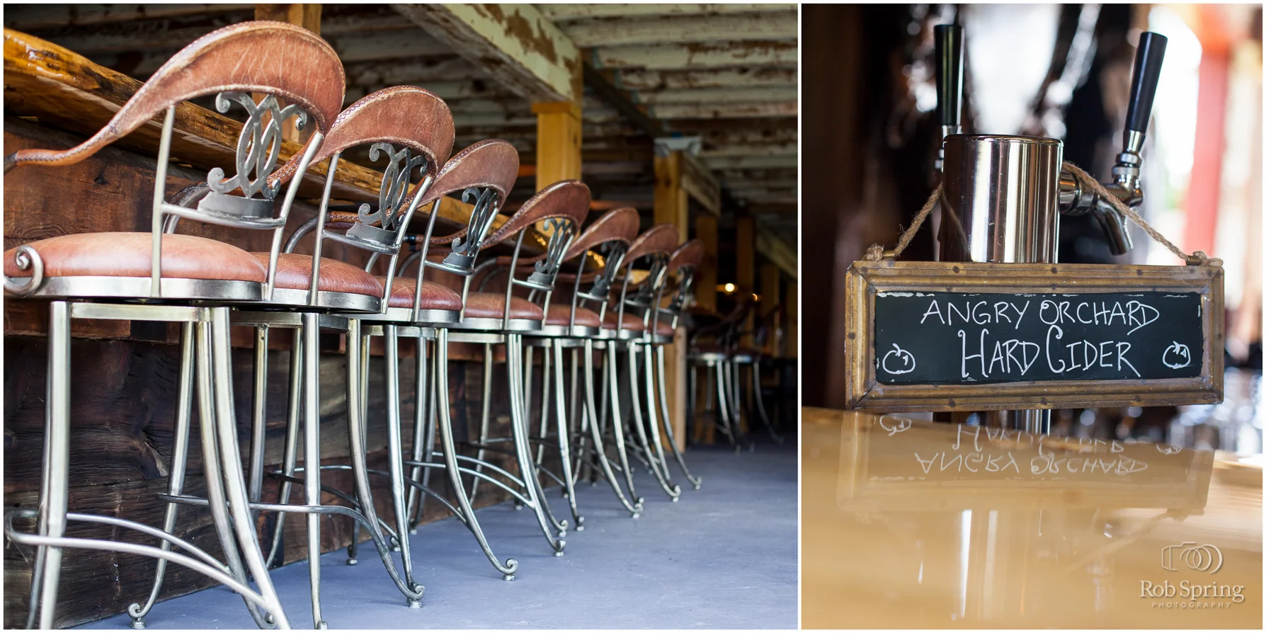 Milking parlor turned into cocktail parlor
