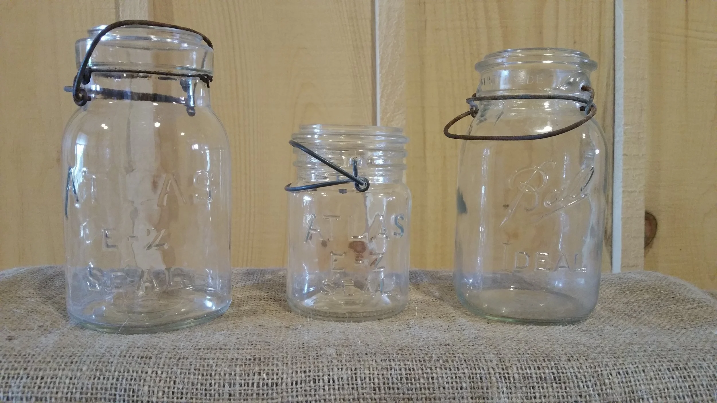Antique Mason Jars