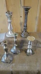 Sterling & Pewter Candle Sticks