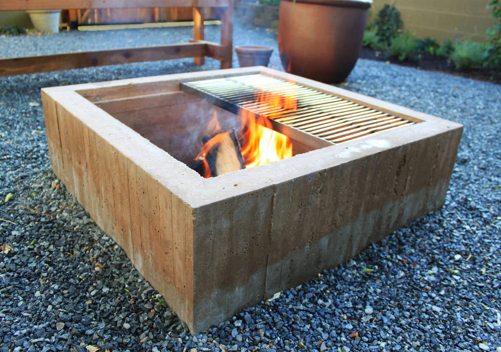 Northcliff Fire Pit Kingbird Design, How To Build An Outdoor Fire Pit On Concrete