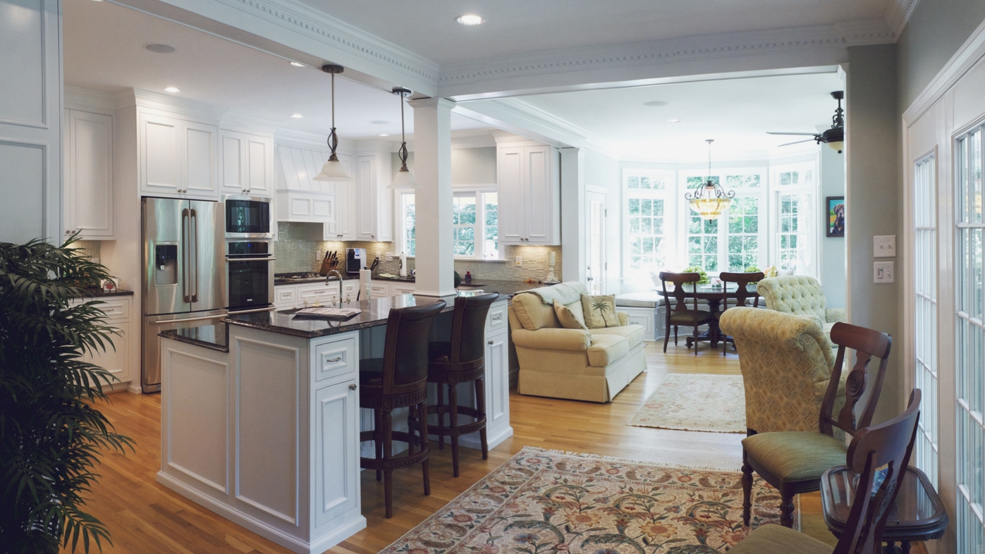 Residential Addition - kitchen and sitting