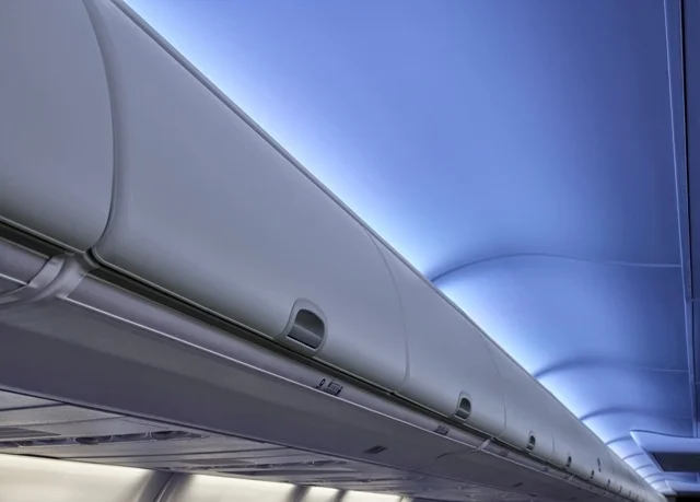 All of our Boeing 737-700 aircraft have mood lighting installed to complement outside light conditions