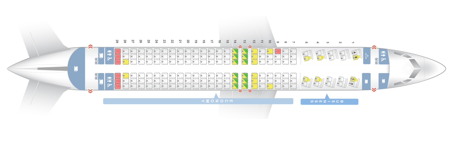 Seating Chart Boeing 737 Max 8