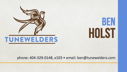 Ben Holst Business Card