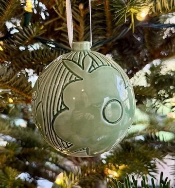 Ornament - mod flowers - green.jpg