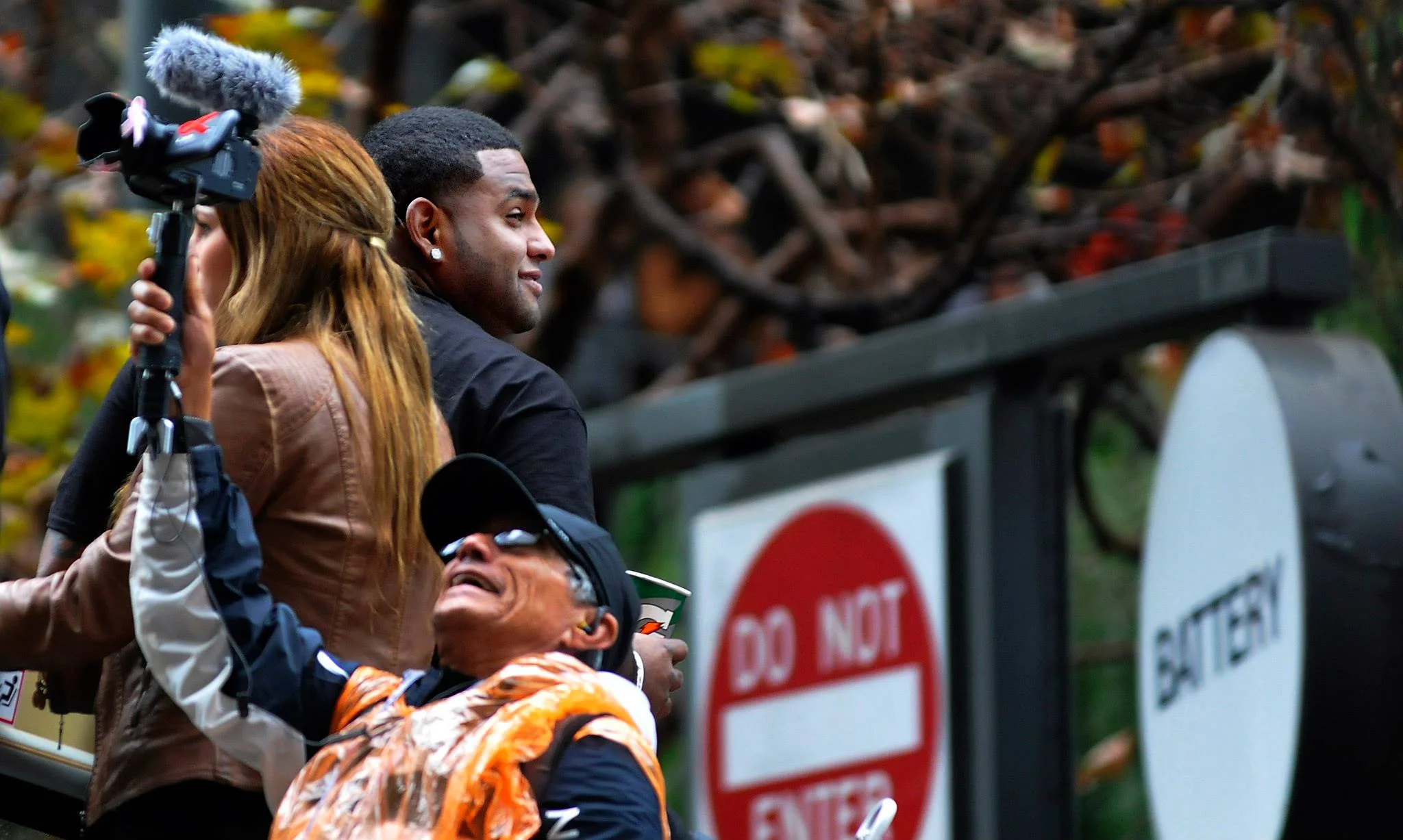 Third baseman Pablo Sandoval after his third ring in 2014
