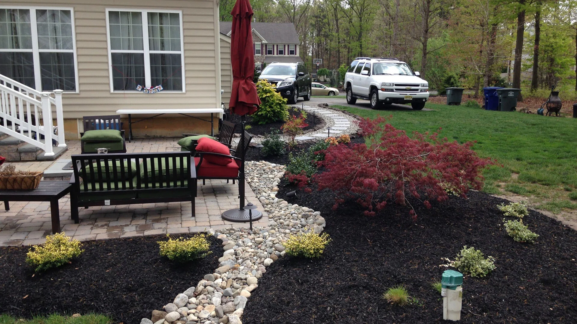 Landscaping Renovations Portfolio River Rock — DiBiase Landscaping