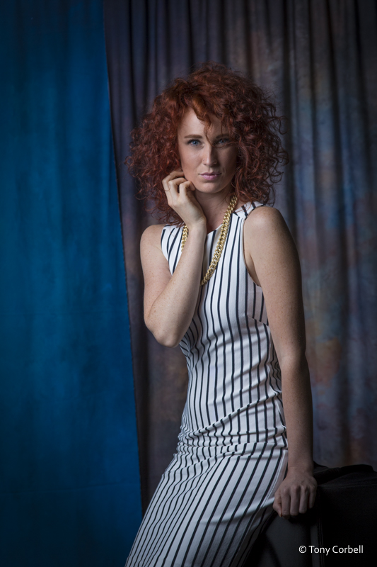 One-light image taken in Austin, TX Aug 8. One light with Profoto B1 and 4' Softbox Octa. Canon 5D Mark III with Sigma 85mm 1.8