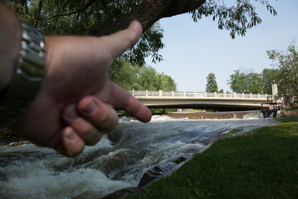 TIP: When shooting a set of images to be merged in post - for HDR or to create panoramic images - you start the set by shooting your hand. That way, when you view them in light table or grid view, you'll easily see which images you intended to call out for special processing. 