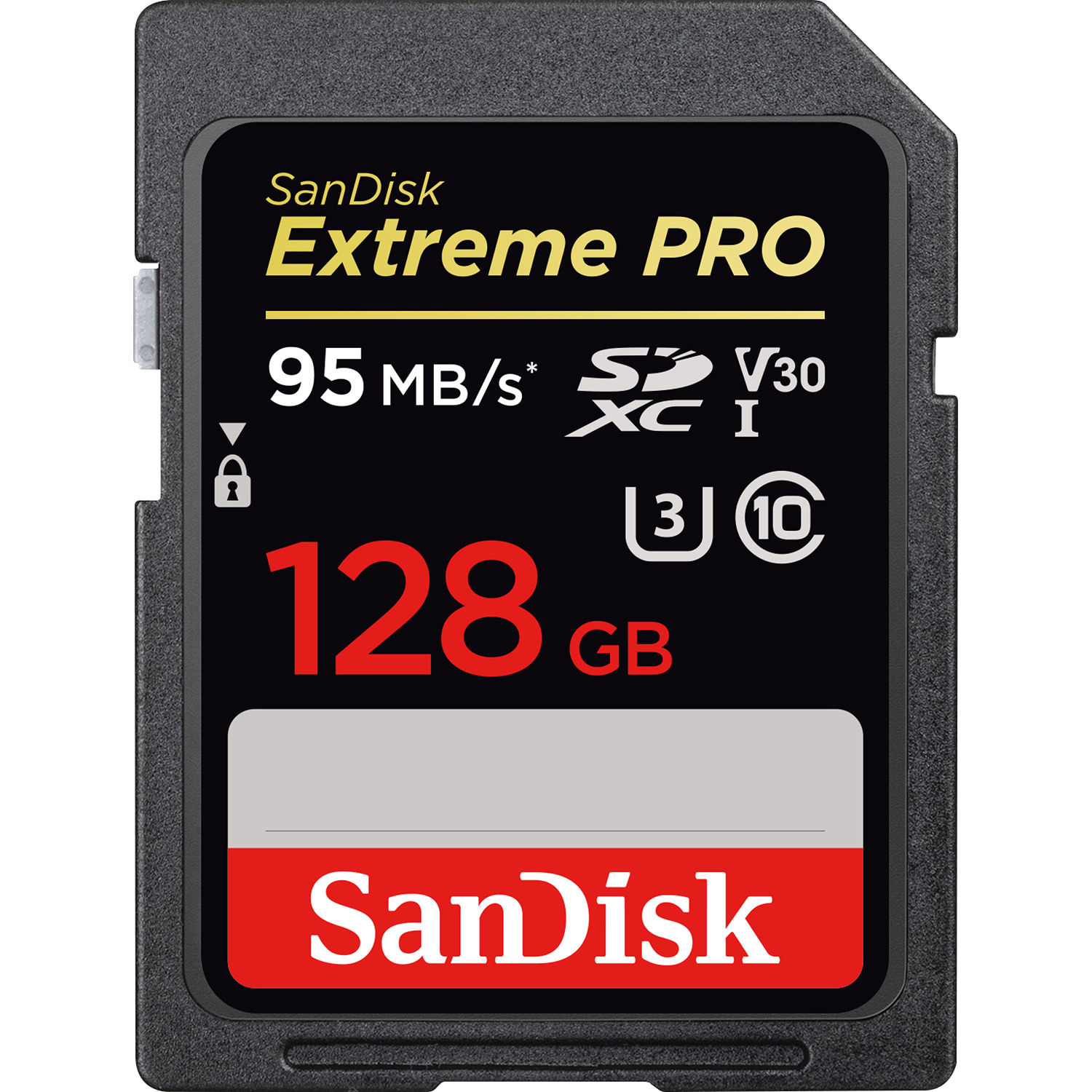 Unlike CF Cards, the smaller format SD cards also have a manual switch to lock the card and prevent loss of data. 