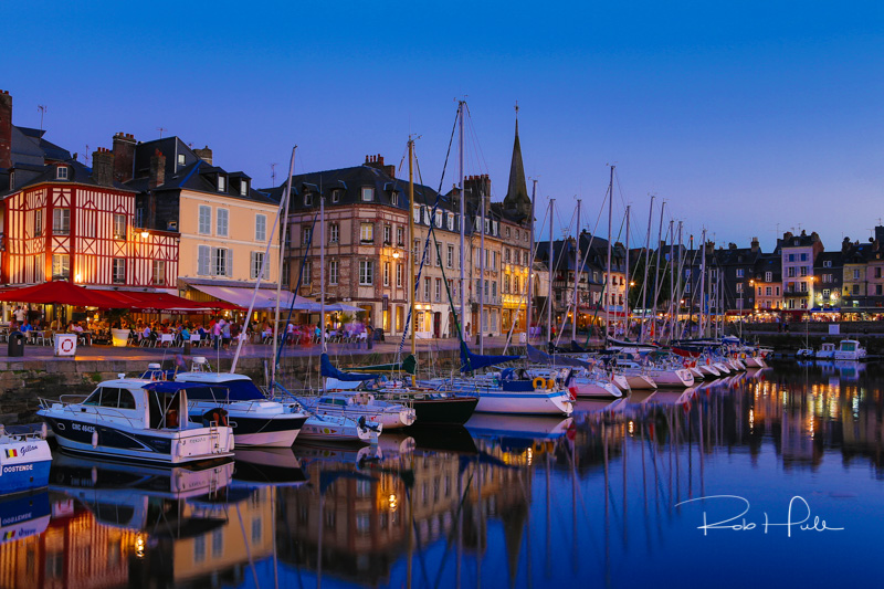 The harbor in Honfleur, France.