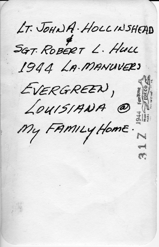This was the text that we found on the back of the original photograph. 