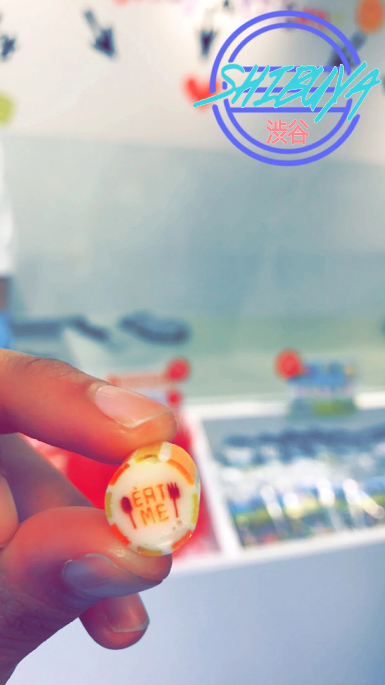 Colorful candy in the Shibuya District 