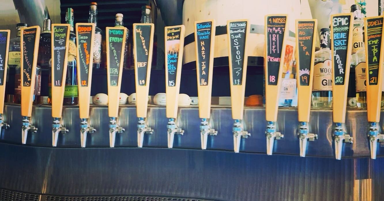 With almost 30 local craft beers on tap, choosing a beer can be tough. Order a flight and try as many as you like!