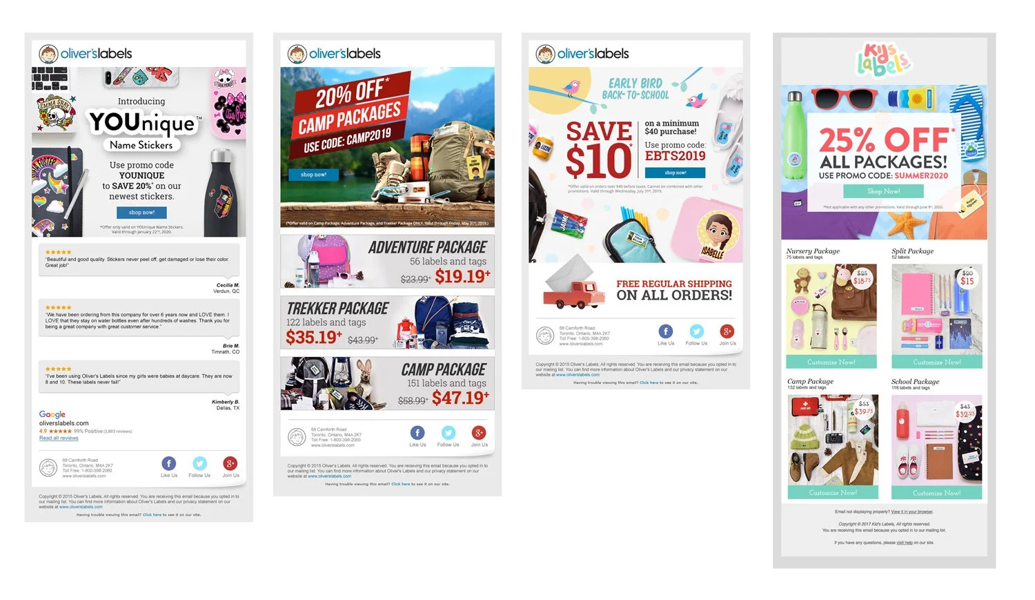 Various Newsletter Designs (Copy)