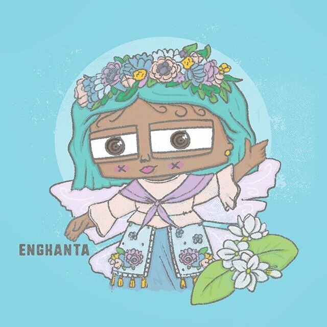 -this is an #engkanta-a filipina mythical environmental spirit. this lady is also the last of the #pinoypride2020 challenge but i plan on drawing, learning, and revisiting memories that i have of the philippines. 
like my previous post, the coloring 