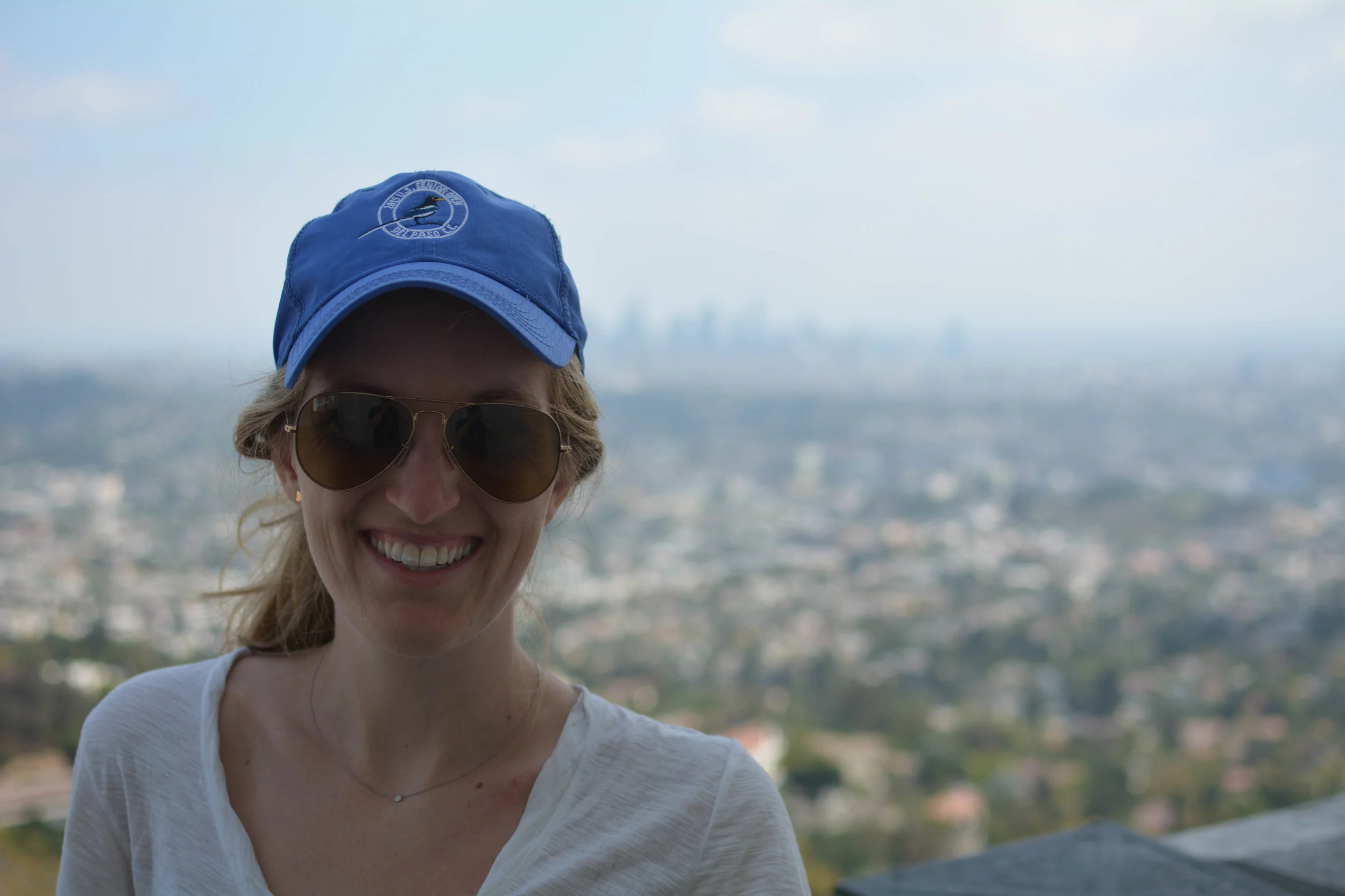Made it to Griffith Observatory. Confession: behind those sunglasses, I am totally exhausted. Happy, and exhausted. 