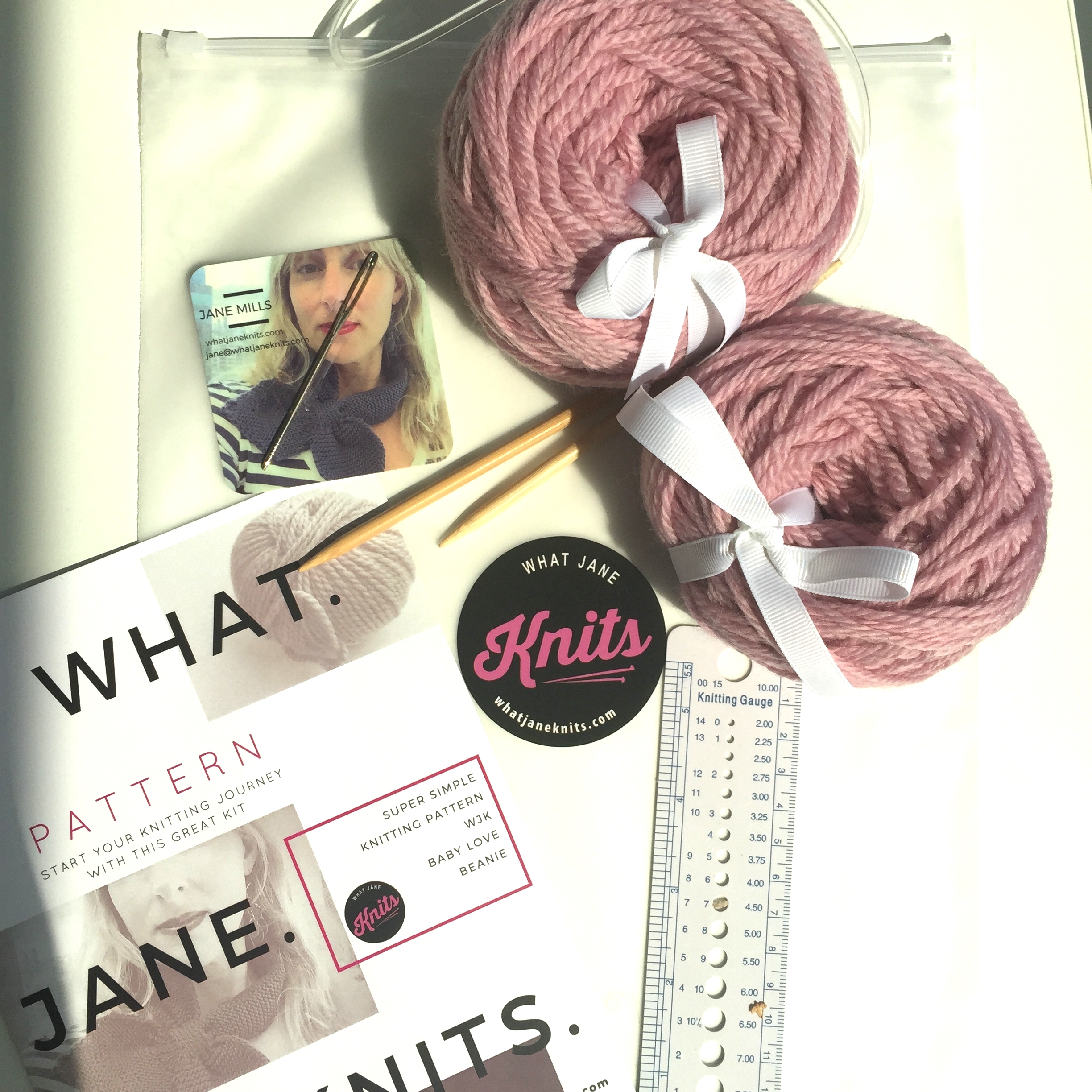 Kit contents for Baby Love Beanie