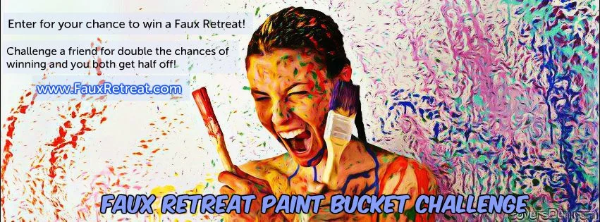 To enter, go to www.facebook.com/fauxretreat