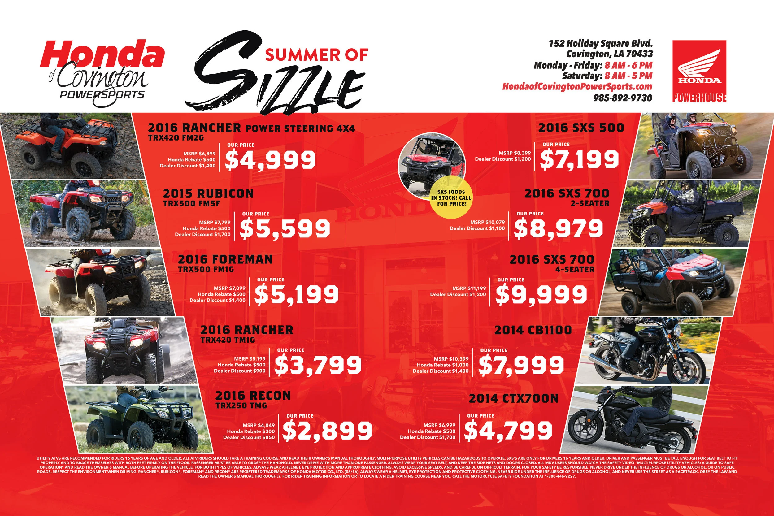 Power Sports Full Spread