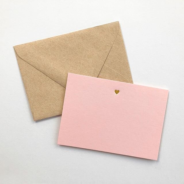 Valentine's Day * G I V E A W A Y * !!!
Enter for a chance to win a boxed set of our Gold Foil Heart Stationery. The set includes ten flat cards (3.5&quot; x 4.875&quot;) with recycled kraft envelopes. 
Here's how to enter... 1. Follow our account (@