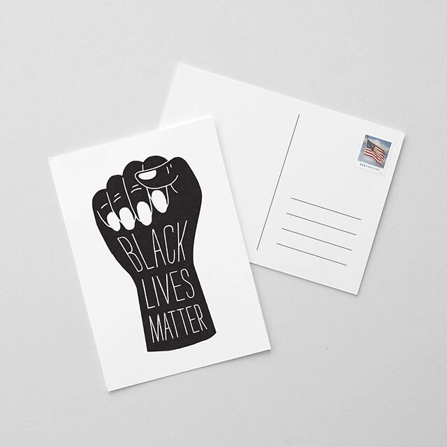 To honor Juneteenth I'll be sending postcards to my state and local representatives to demand justice for black lives and police accountability. We have a few printable postcard designs up on the site (link in bio). Each design is $1.00, and your ent