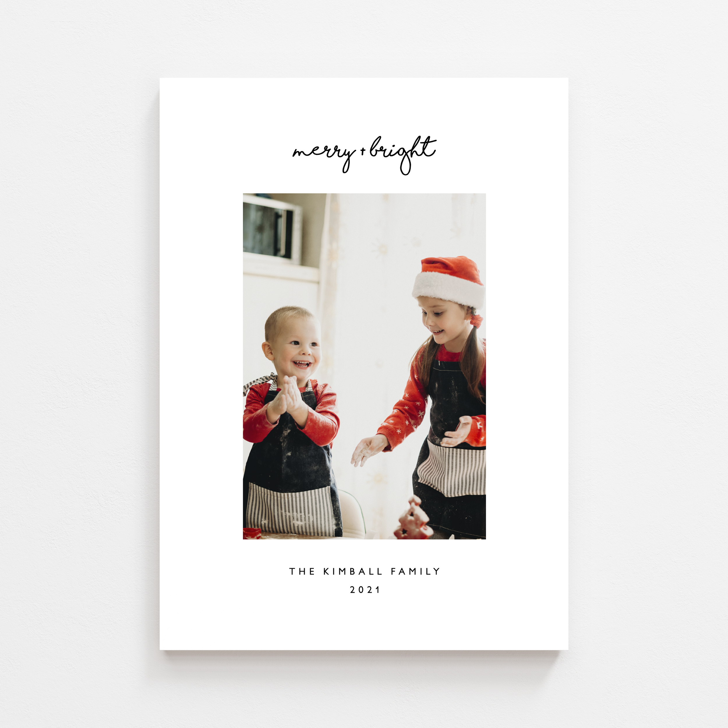Petite Merry & Bright Photo Holiday Card